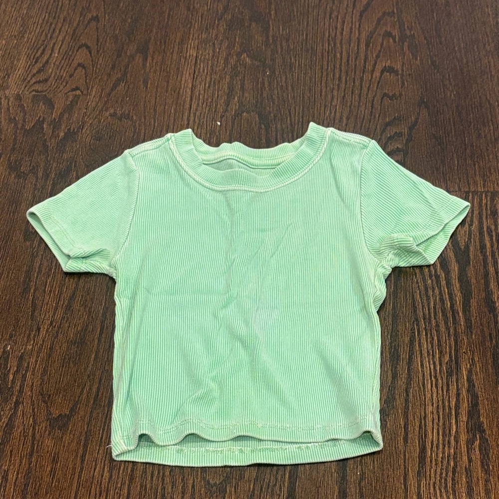 Katie J NYC Girl’s Light Green Short Sleeve Tee Size Small